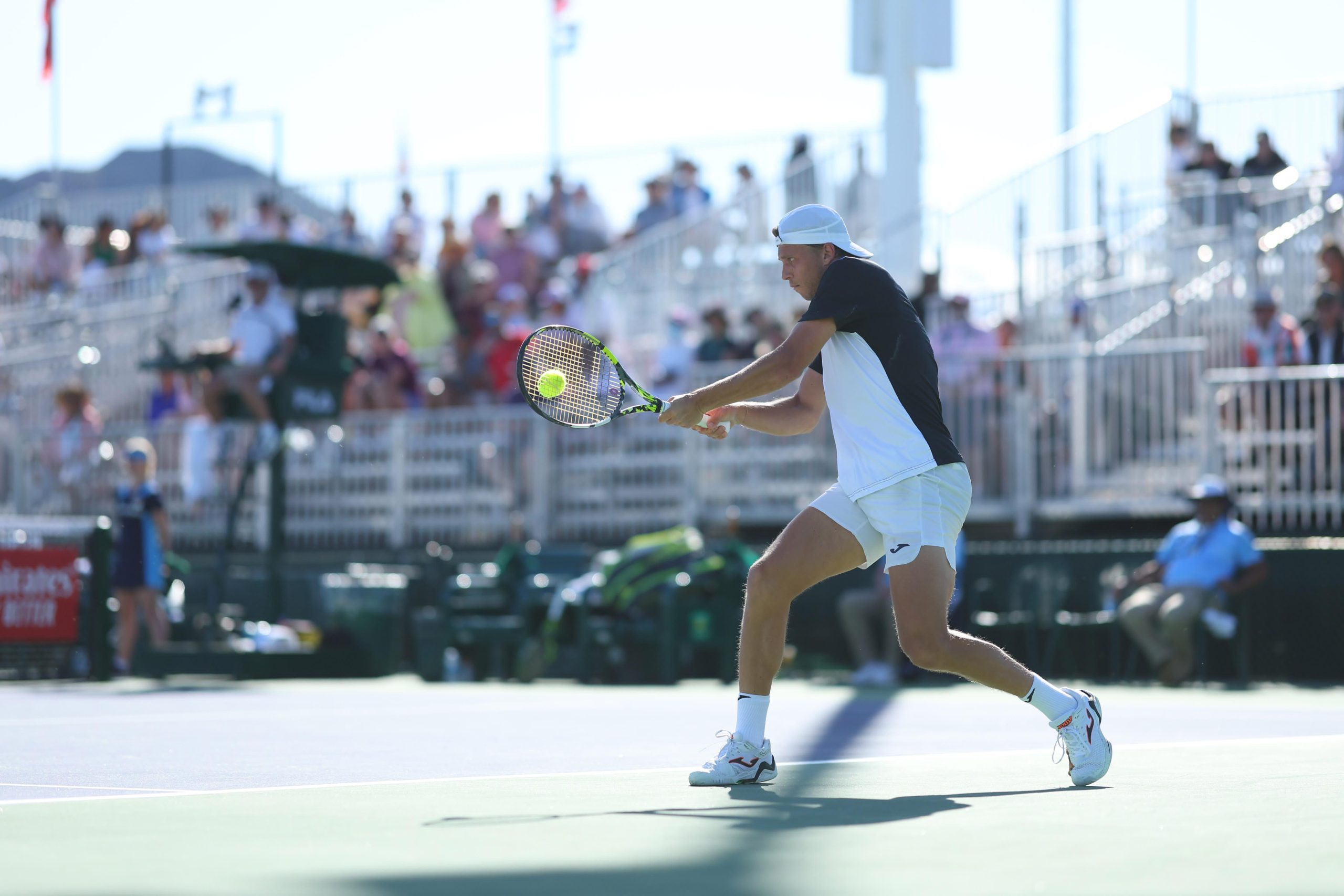 1000 INDIAN WELLS - Alexandre - 9.03.24 Alexandre Muller en action lors du tournoi ATP 1000 d’Indian Wells, mars 2024