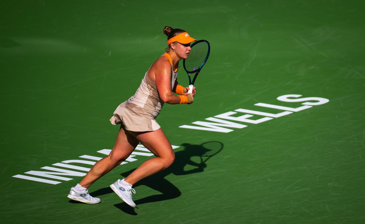 Yekyzaveta Kotliar - Vigo 2 Anna Blinkova lors de son deuxième match au WTA 1000 d’Indian Wells.