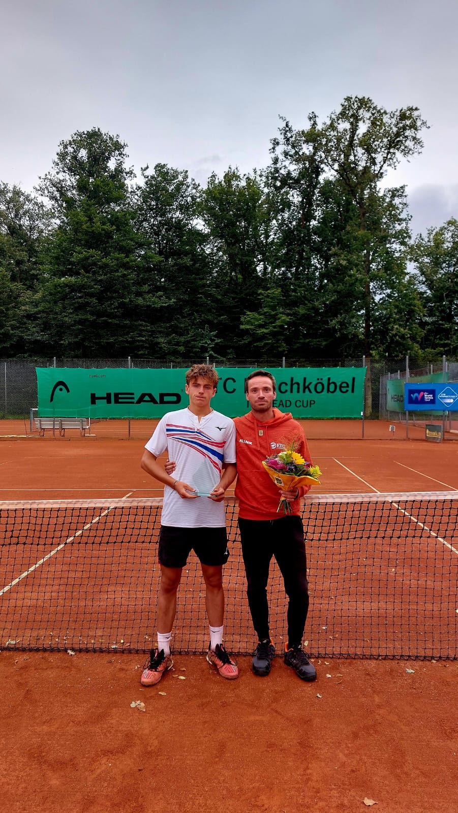 Yelyzaveta Kotliar - Vigo 1 Yelyzaveta Kotliar en pleine action sur le court pendant le tournoi ITF J200 de Vigo